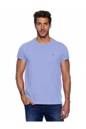 Camiseta Casual  Azul Claro Basica